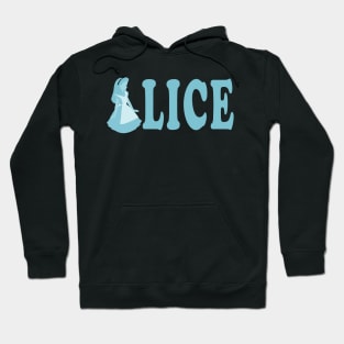 we are alice in blue Hoodie